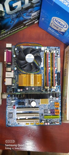 Kit Placa Mãe 775 + Intel Dual Core 2 Duo 2.4 + 4 Gb Ddr2