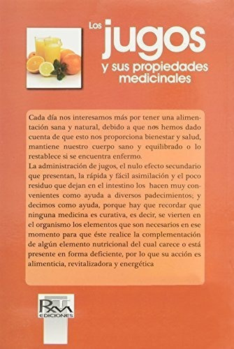 Los Jugos Y Sus Propiedades Medicinales (rtm..., de Ruben Villacis. Editorial EPOCA en español