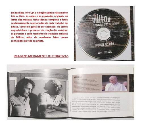 Livro/cd 1970 Milton Milton Nascimento 50 Anos Coleção Abril
