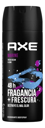 Desodorante Axe Spray Marine Fresh Ocean & Lima 150ml