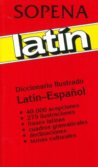 Libro Diccionario Ilustrado Latin - Español Sopena De