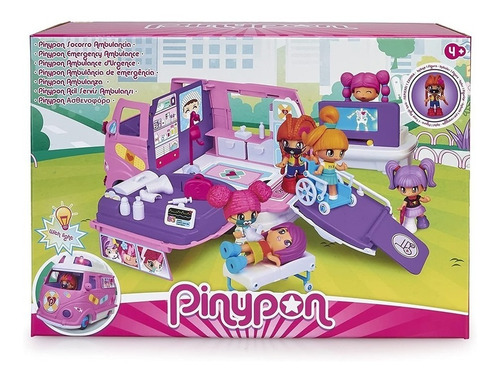 Imagen 3 de 7 de Pinypon Set Ambulancia Emergencia Luz Accesorios Original