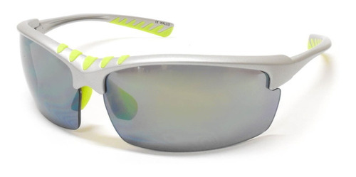 Lentes Deportivos Wallis Armazón Gris/verde Micas Humo