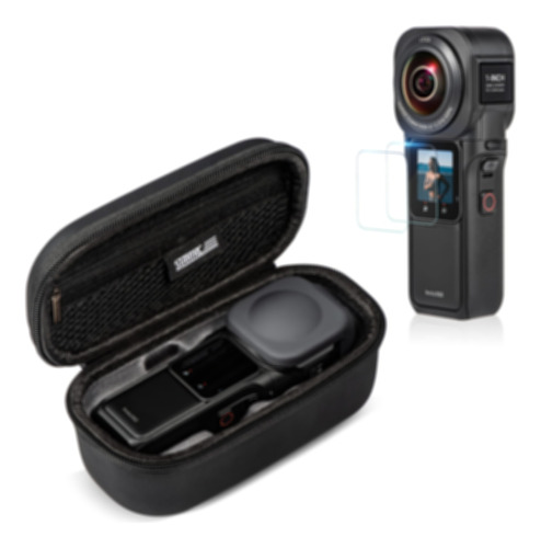Tomat Camera Carrying Case+tempered Glass Screen Protector F