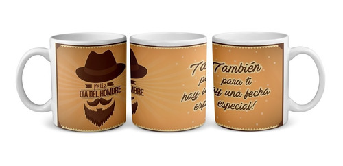 Taza Grande 15 Oz Feliz Día Del Hombre