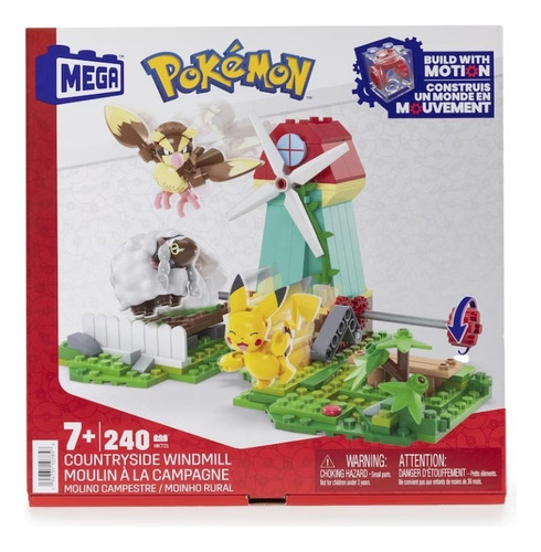 Mega Construx Pokemon - Molino Campestre - 240 Pcs -original