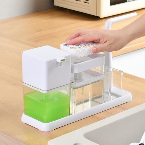Dispensador De Jabón Para Platos Organizador De Soporte De