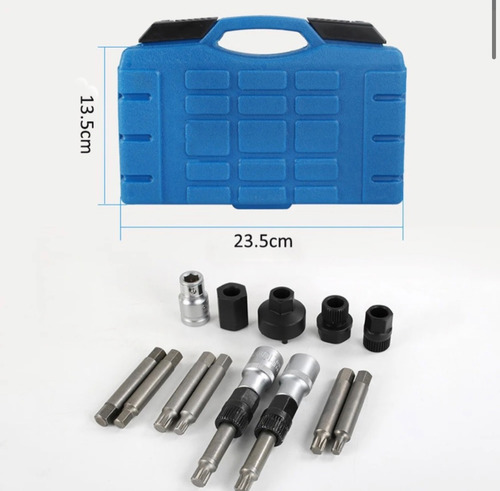 Puntas Dados Extractor De Poleas 13pzs Alternador Universal