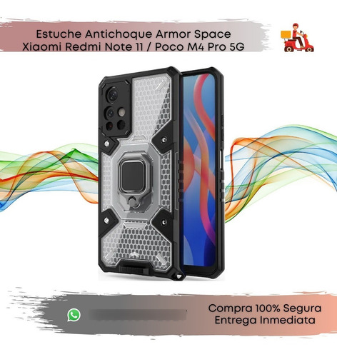 Estuche Armor Space Para Xiaomi Redmi Note 11/poco M4 Pro 5g