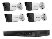 Comprar Kit Nvr Hikvision 4ch 1080p Poe + 4 Cámaras Ip 4mp Tienda9 