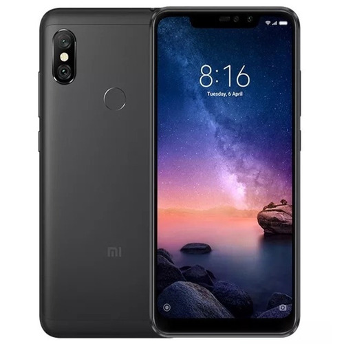 Imagem 1 de 4 de Smartphone Xiaomi Redmi Note 6 Pro 64gb Preto 12x S/juros