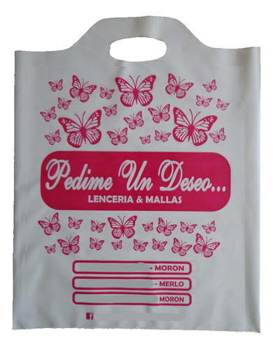 Bolsa Riñon 25x35  Plastica Con Tu Logo No Papel Billeteras