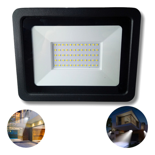 Refletor Led 100w Smd Prova D´água Ip66 Holofote 6500k