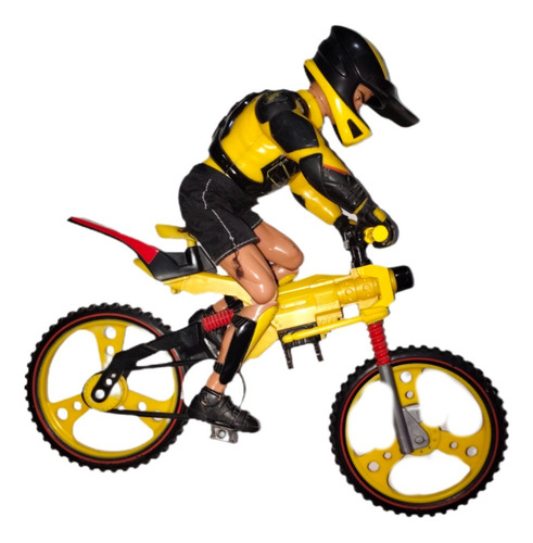 Action Man Bicicleta Amarilla Ciclismo (Usado)