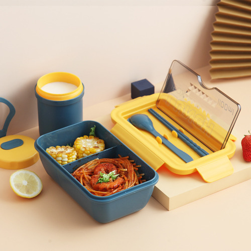 Lonchera Para Estudiantes: Bento Multicelular De 1100 Ml De