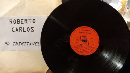 Roberto Carlos O Inimitavel Lp Vinilo Sin Tapa Ex+