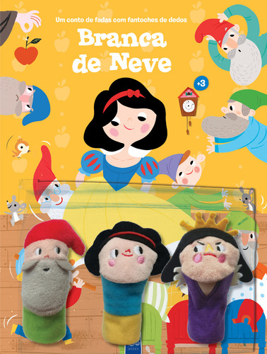 Um Conto De Fadas Com Fantoches De Dedos: Branca De Neve, De Editores Da Yoyo Books. Editorial Yoyo, Capa Mole, Edição 1 Em Português, 2024