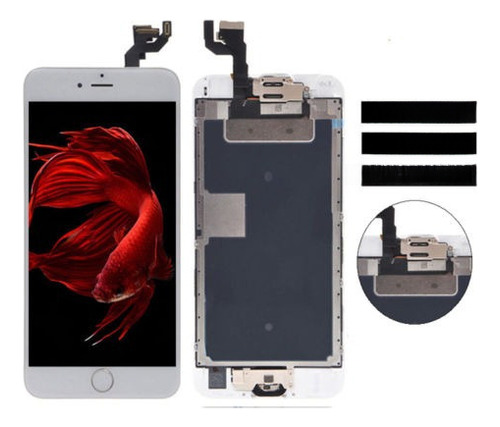 Para iPhone 6s 4,7  Blanco Lcd Táctil Sustitución De Pantall