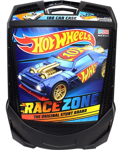 Estuche Hot Wheels, Con Ruedas Y Asa, Capacidad De 100 Coche