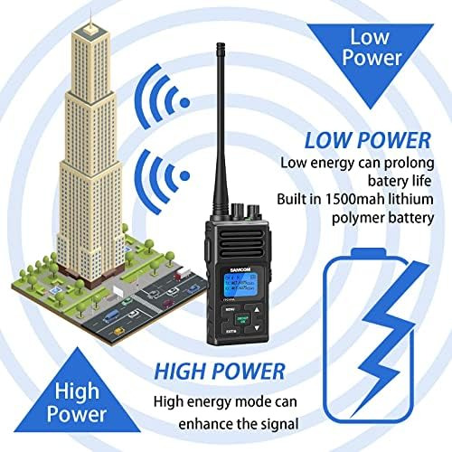 Radios De Dos Vías, Samcom Walkie Talkies De Largo Alcance P