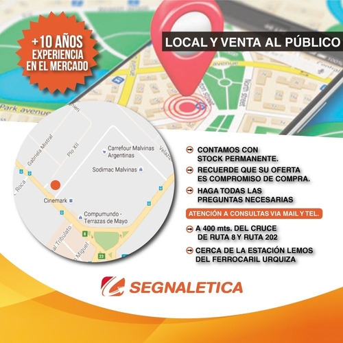 Cartel Precaución Sobrepaso - Cartel Para Camión 2,5m X 1m