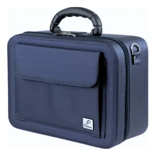 Maleta Médica Luxo Panton C136 Com Divisórias - Dune Azul Cor Azul-escuro Desenho Do Tecido Lisa