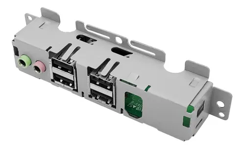 comprar Painel Frontal Universal Para Gabinetes Atx Usb + Audio Cor Cinza