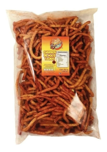 Churros De Maíz Botanas Mikos Sabor Takis 700 Gr