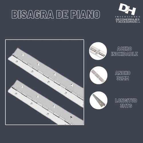 Bisagra De Piano Horizonte