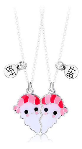 Collar Imán De Dibujos Animados Para Niños Bff Good Friends,