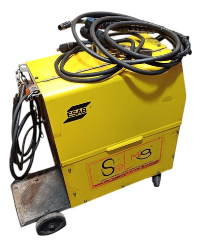 Soldadora Mig Esab Smashweld 257 M De 250 Amp. Usada Amarillo Y Negro