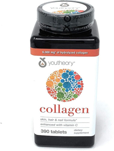 Youtheory Colágeno - 390 Table - U - Unidad a $1090