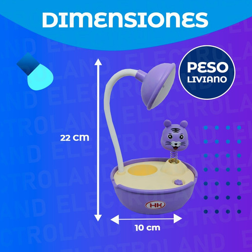 Imagen 5 de 10 de Velador Led Flexible Lampara Portacelular Lapicero Recargabl