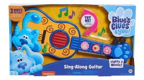 Guitarra Juguete Infantil Las Pistas De Blue Con Luz Y Sonid