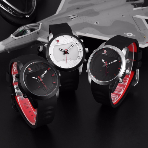 Relógio Digital Shark Sh540 Alarme Pulseira Silicone