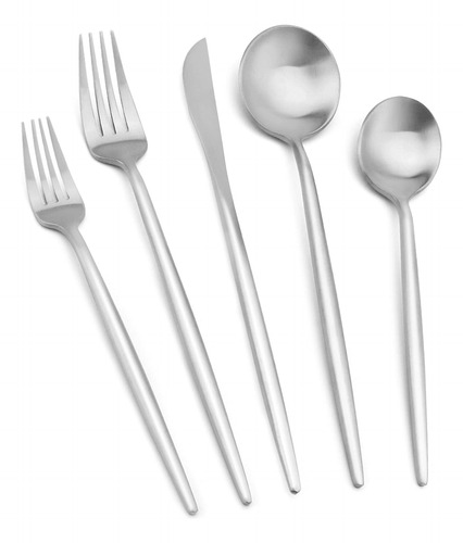 Vanys Juego De Cubiertos De Plata Mate Juego De Cubiertos