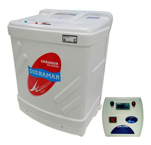 Gerador De Vapor Sauna 6,0 Kw 220v Quadro Digital Sodramar