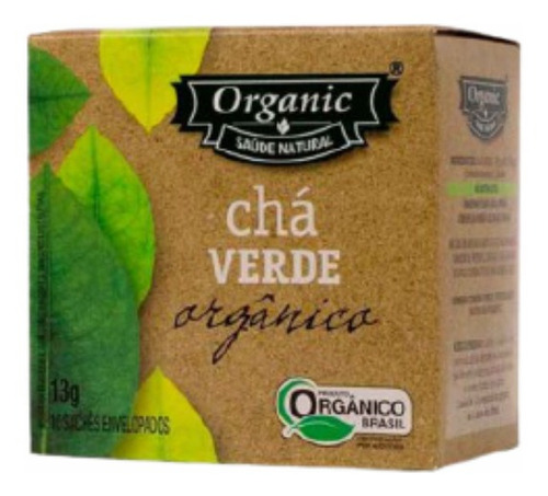 Kit 2x: Chá Verde Orgânico Organic 10 Sachês