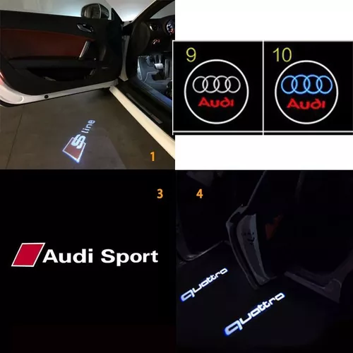 Luz De Cortesía Led Puerta Audi A1 Logo: Oooo