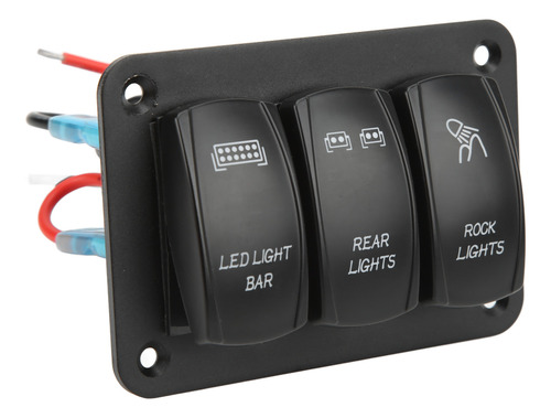 Panel Basculante De 3 Bandas, Barra Led De 5 Pines, Retroilu