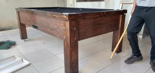 Mesa De Sinuca Bilhar Snooker Cinuca Ficha Pedra Bar