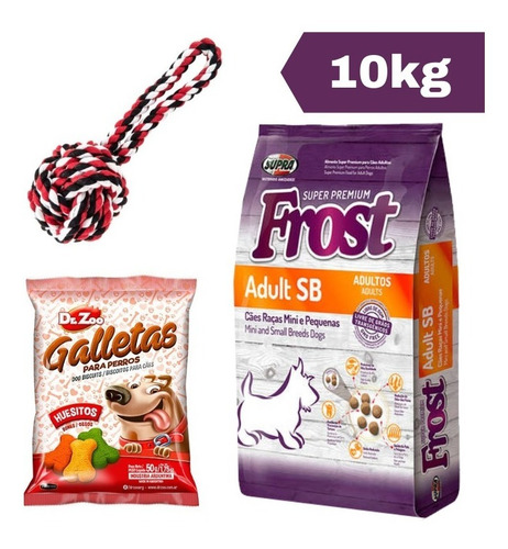 Imagen 1 de 2 de Frost Adulto Sb 10 Kg + Juguete Cuerda + Snacks + Envío!