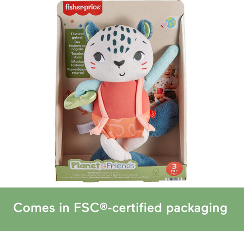 Juguete Sensorial Fisher-price Planet Friends Snow Leopard D