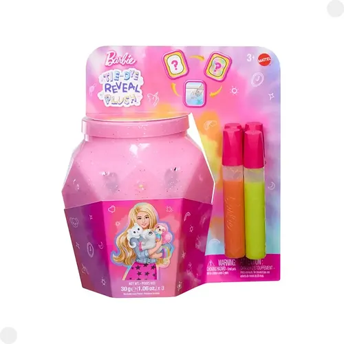 Barbie Pelucia Tie Dye Surpresa Sortimento - Hwd29 Mattel