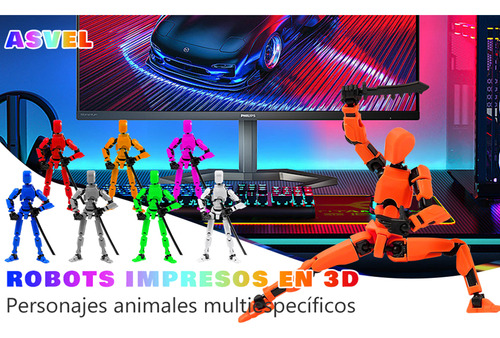 3pz Figura Articulada Dummy Multi-jointed Movable-no Armado