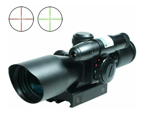 Mira Telescopica Laser Verde 2.5-10 X 40