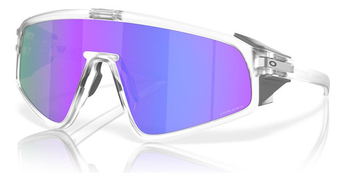 Óculos De Sol Latch Panel Matte Clear Prizm Violet Cor Purple