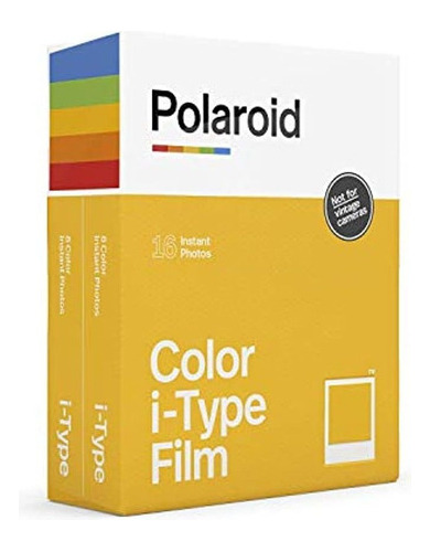 Polaroid Color I-type Film Double Pack Película Con Transpa