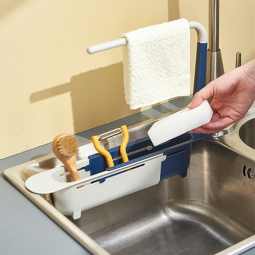 . Soporte Retráctil For Fregadero De Cocina Y Organizador
