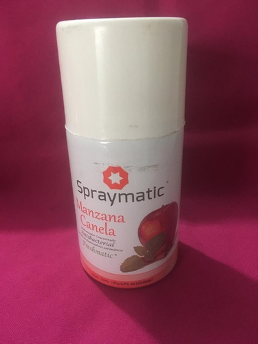 Fragancia En Aerosol - Spraymatic - Manzana / Canela - 3000